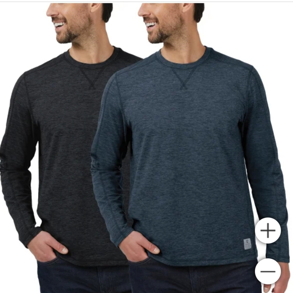 #(Ew)Rugged elements men's long sleeves tees 2pack